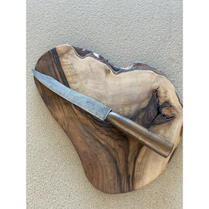 Handmade antique knive with 13th century wooden handle "Acier Fondu"